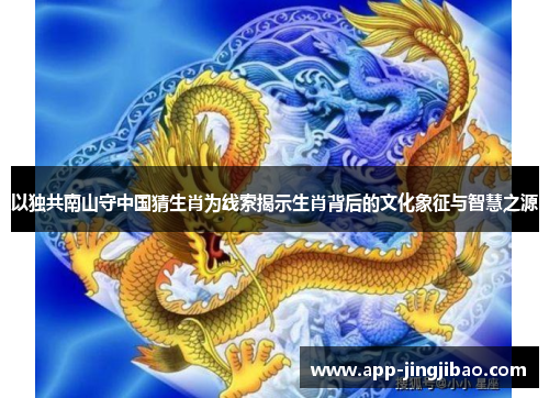 以独共南山守中国猜生肖为线索揭示生肖背后的文化象征与智慧之源